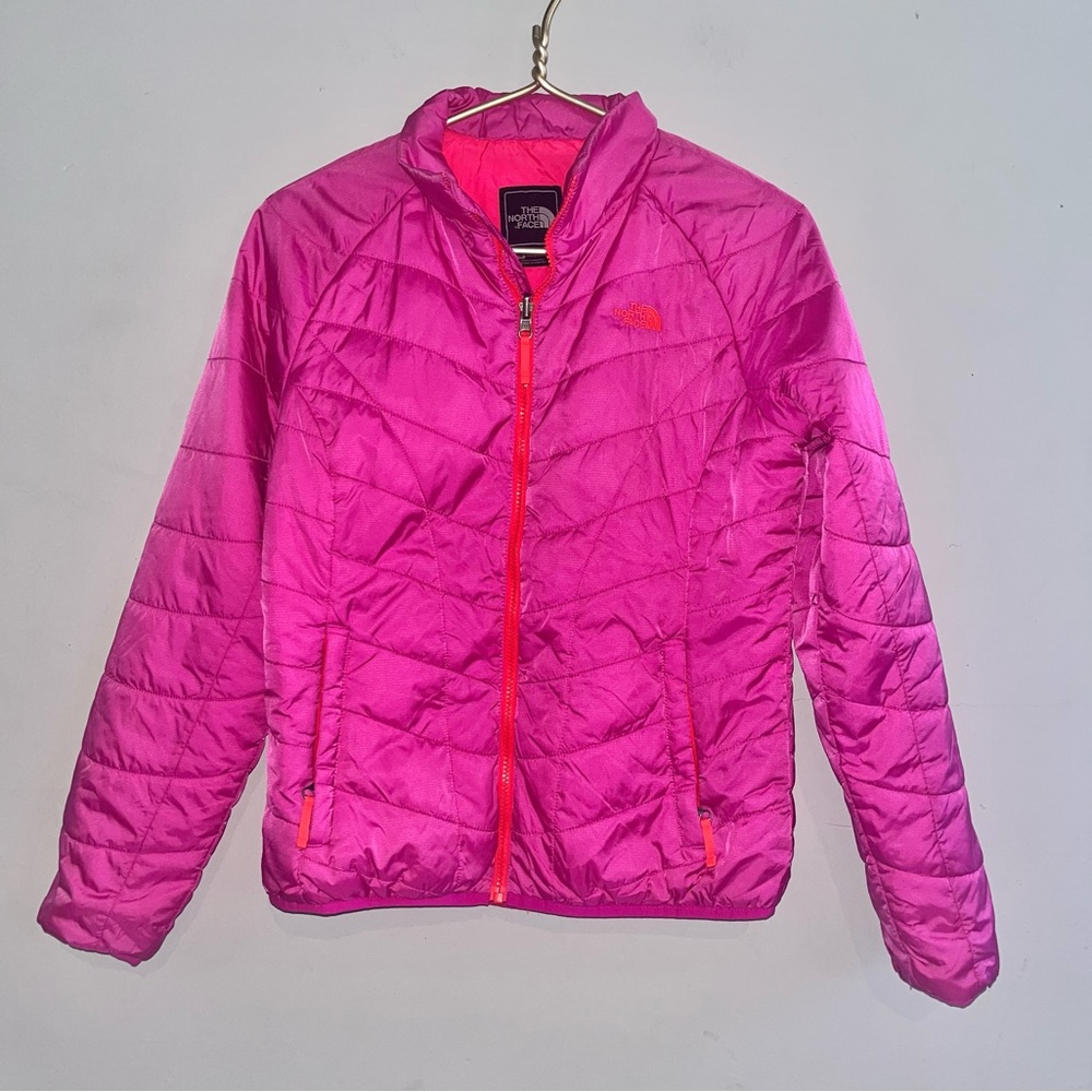 The North Face Pink Quilted Jacket sz M